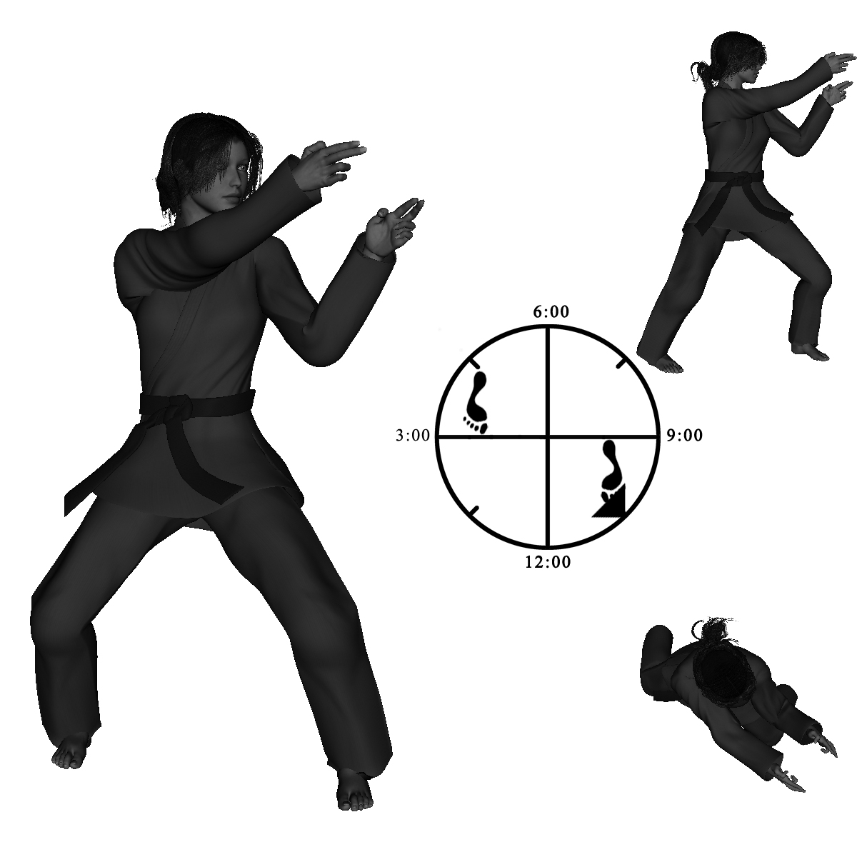 10e) Left Neutral with Right, Vertical, Two-Finger Poke