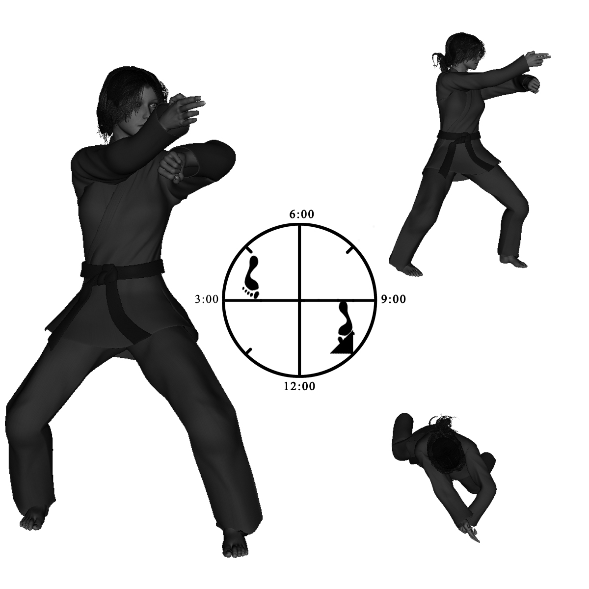 10c) Left Neutral with Right, Vertical, Two-Finger Poke