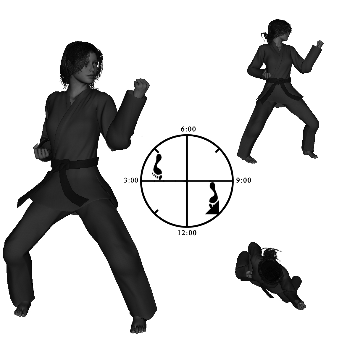 10b - 1) Left Neutral with Left Uppercut Punch