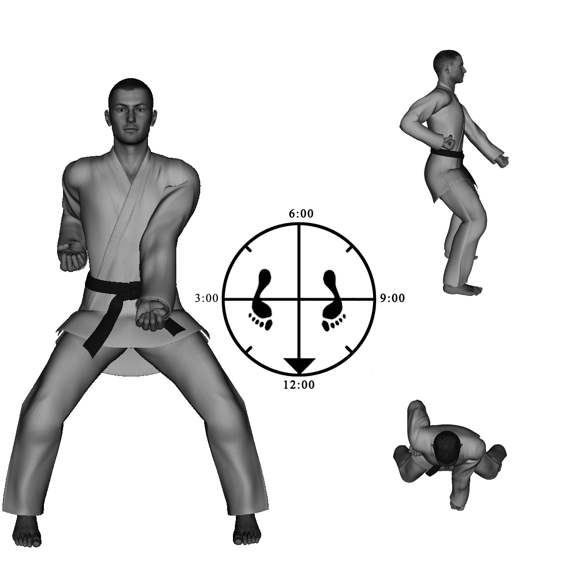 47) Left Inside Downward - Palm Up Block