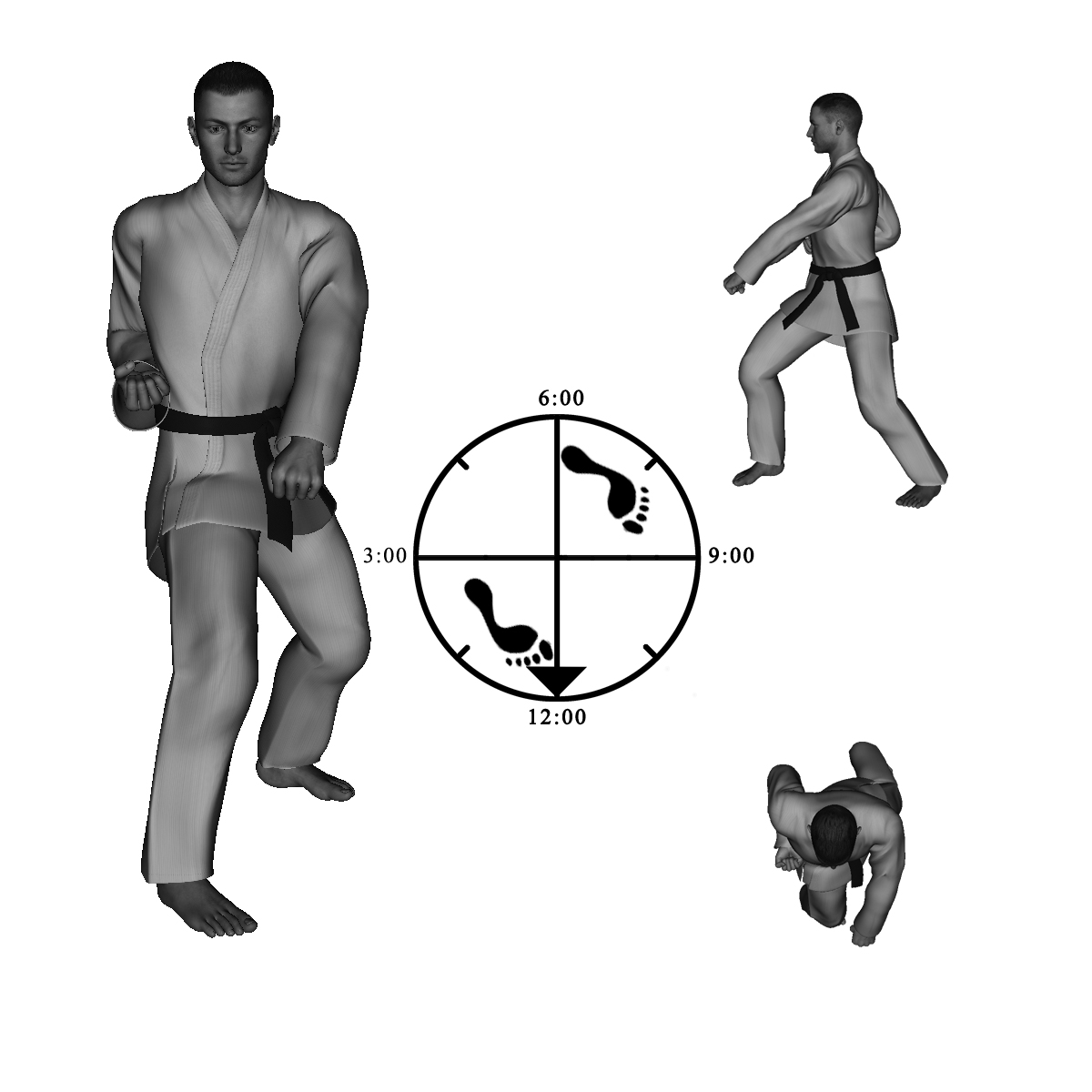 41) Left Downward Block (rear arm)