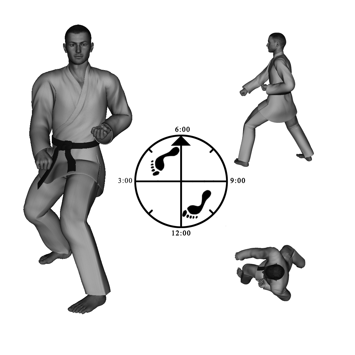 38) Right Downward Block (rear arm)