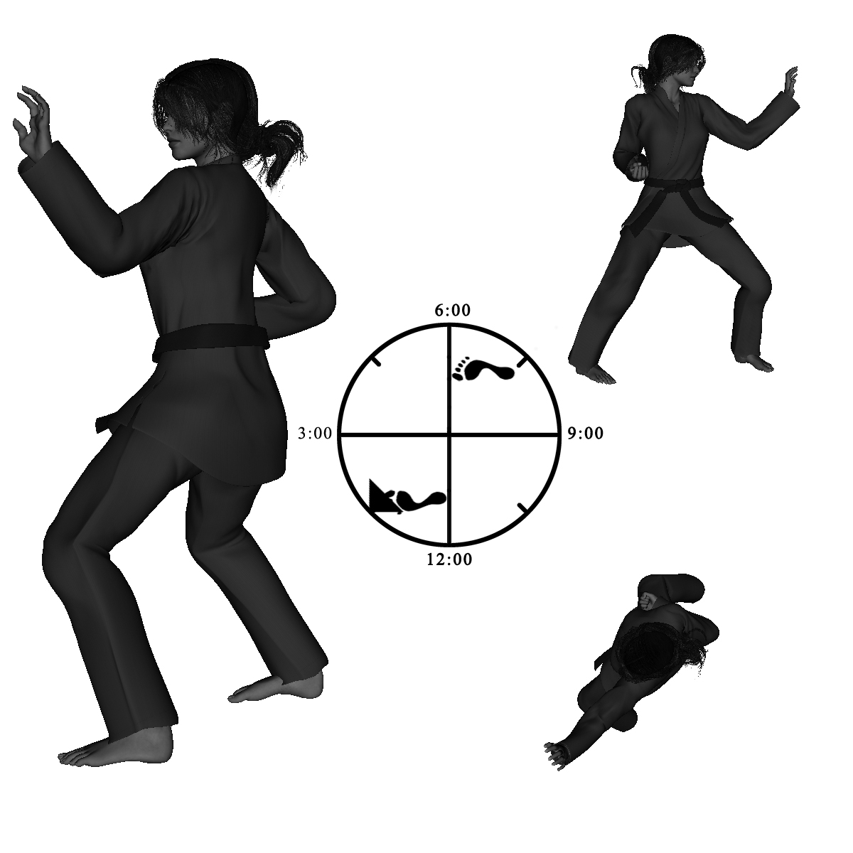 15d) Left Neutral with Left Overhead Claw