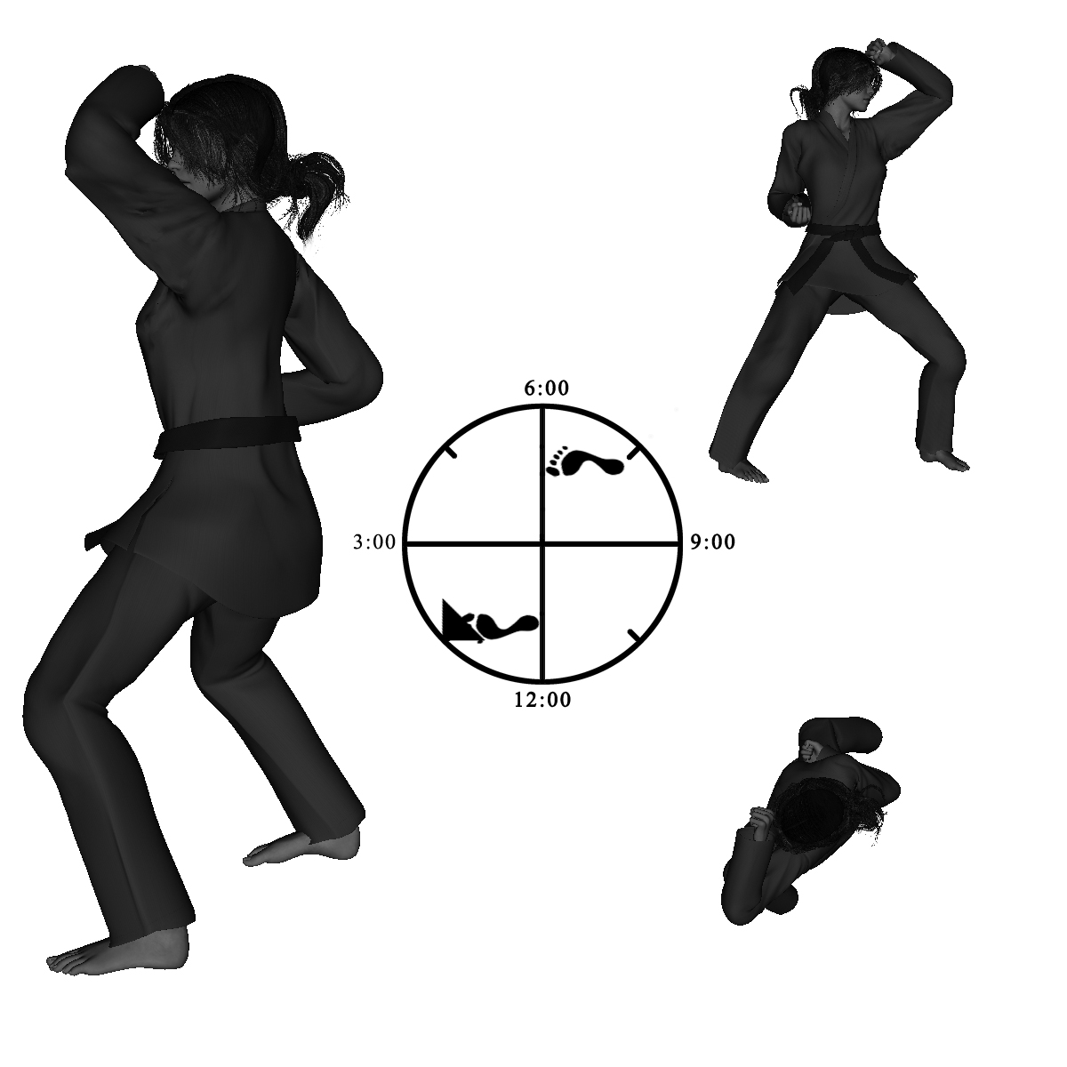 15c) Left Neutral with Left, Outward, Overhead Elbow