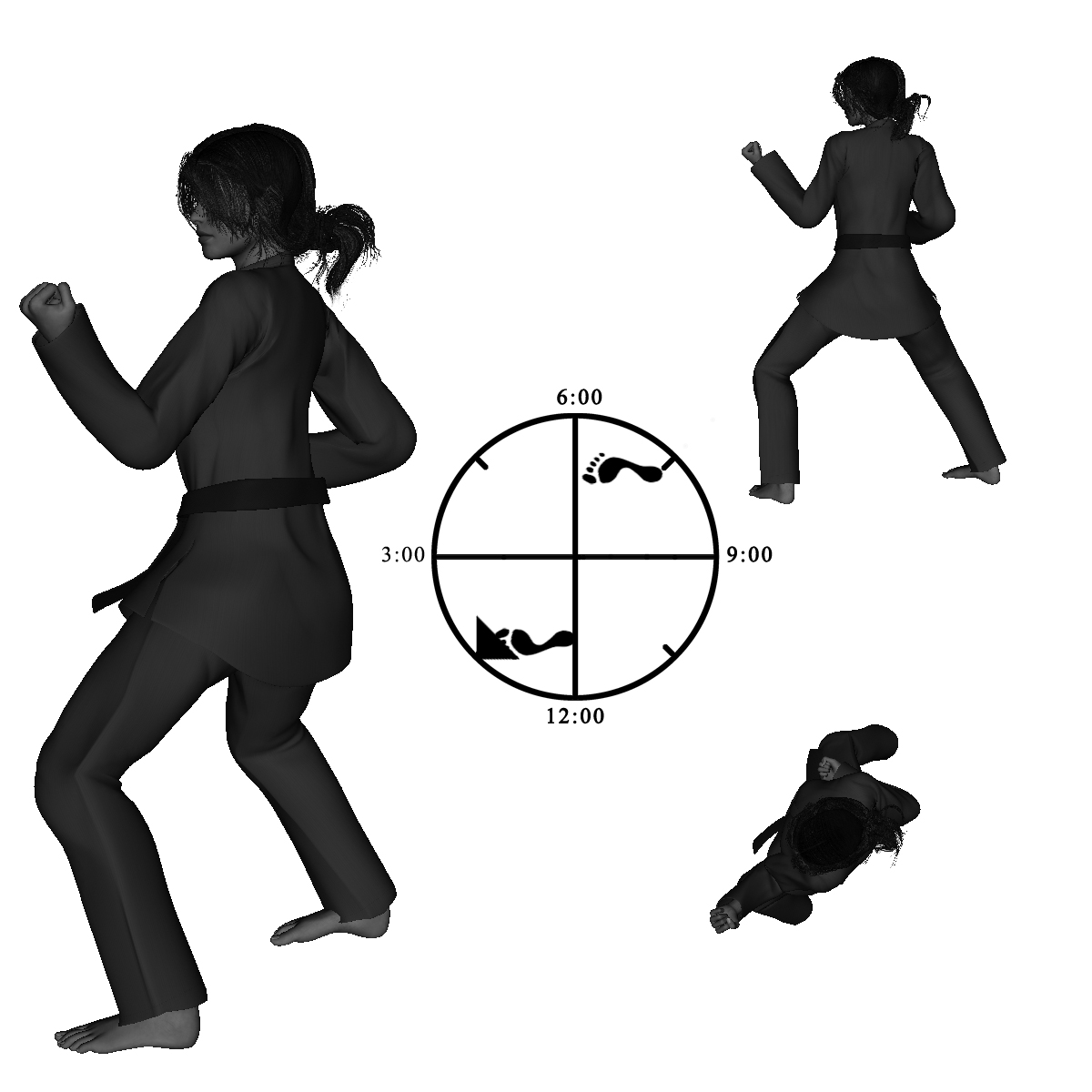 13b) Left Neutral with Positioning for Left, Vertical, Back-Knuckle Punch