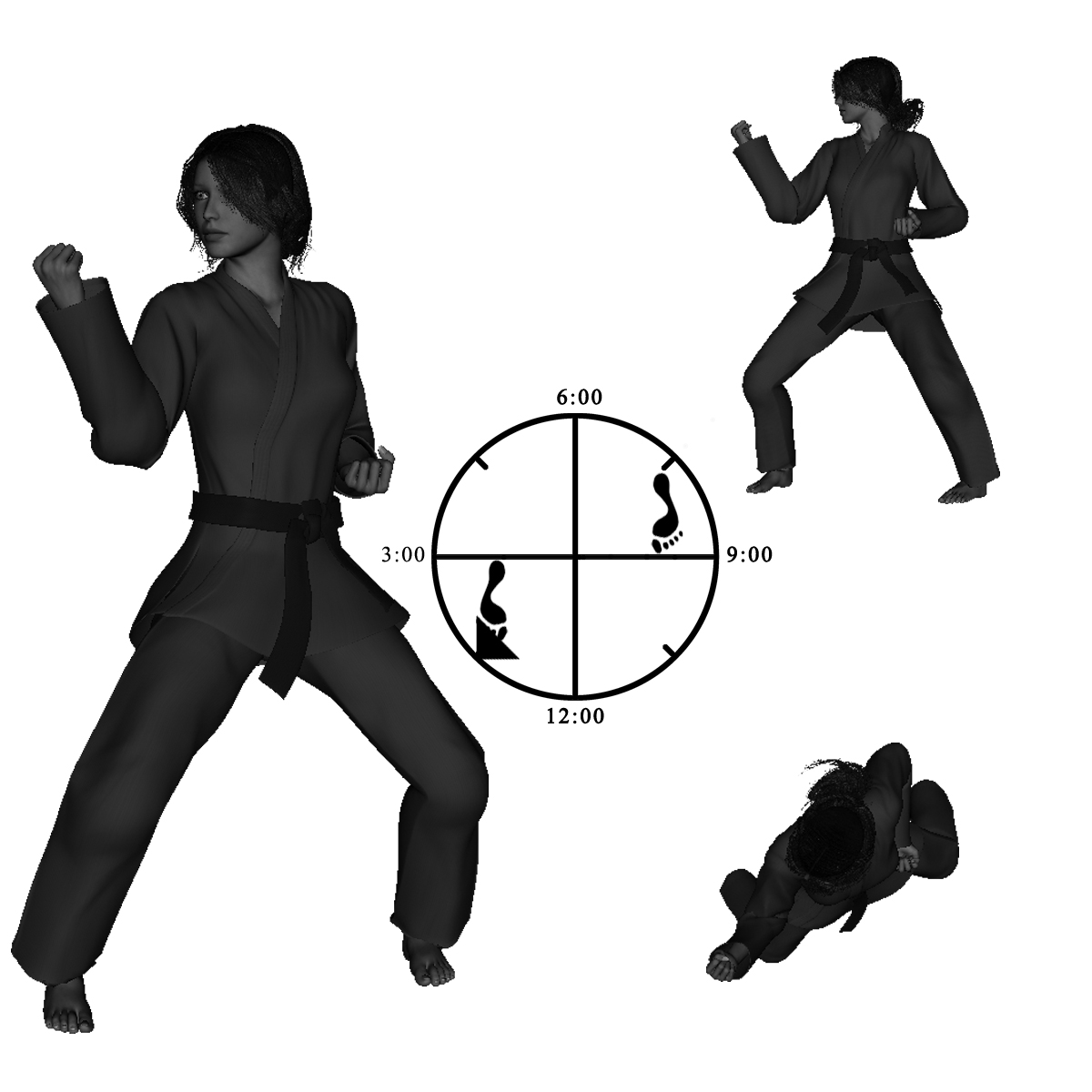 9b - 1) Right Neutral with Right Uppercut Punch