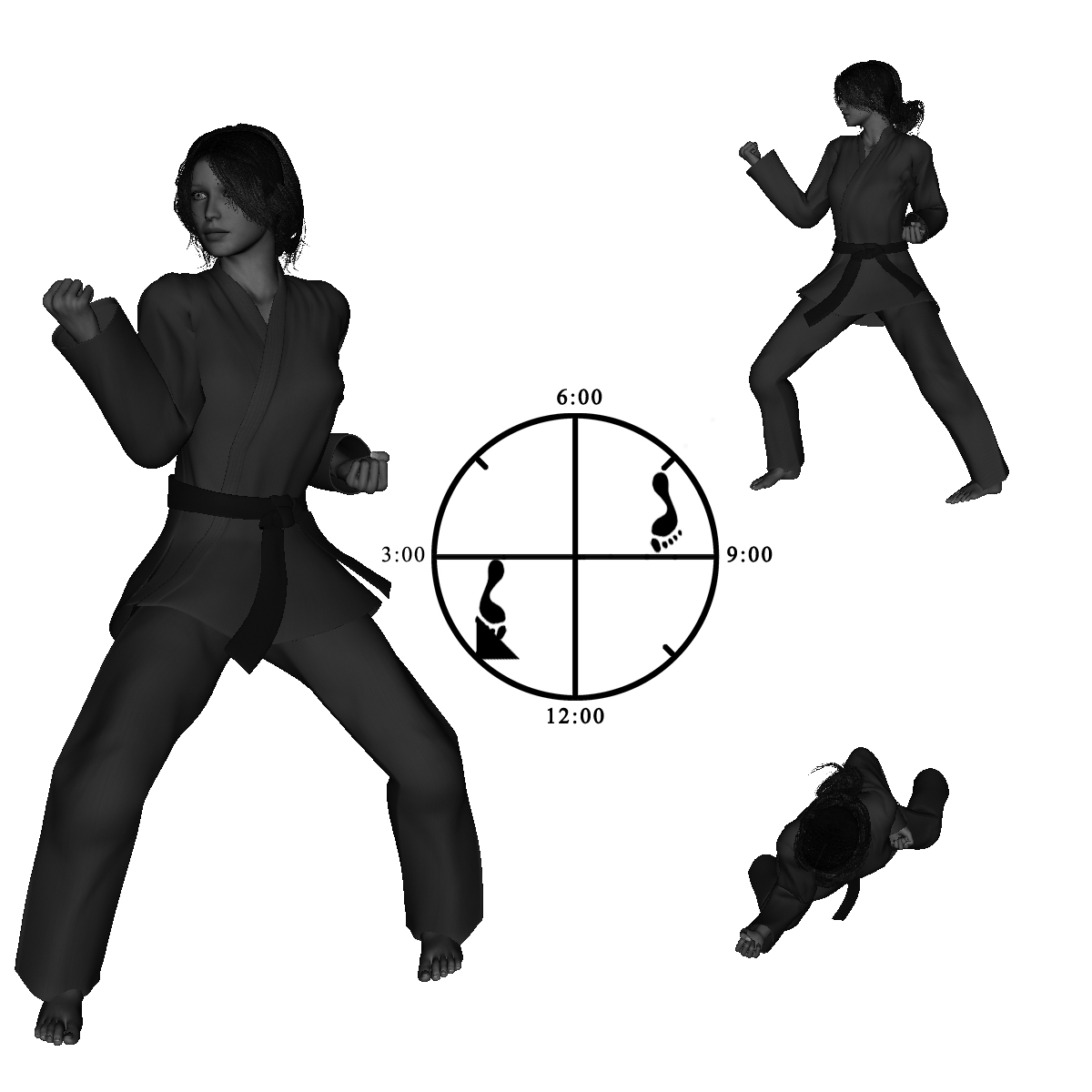 14b) Right Neutral with Positioning for Right, Vertical, Back-Knuckle Punch