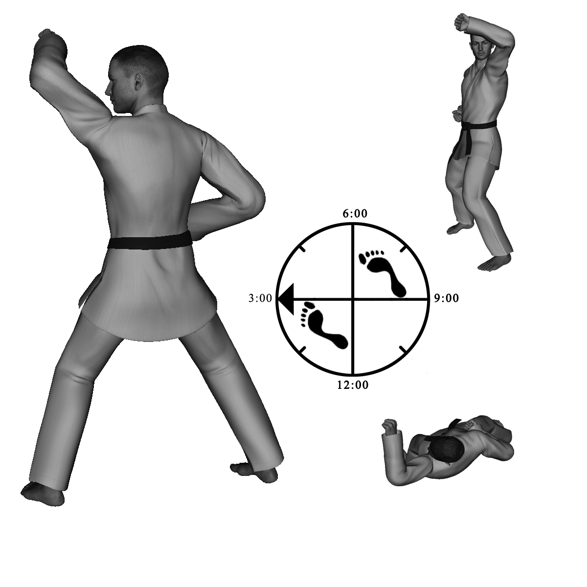 11) Left Upward Block