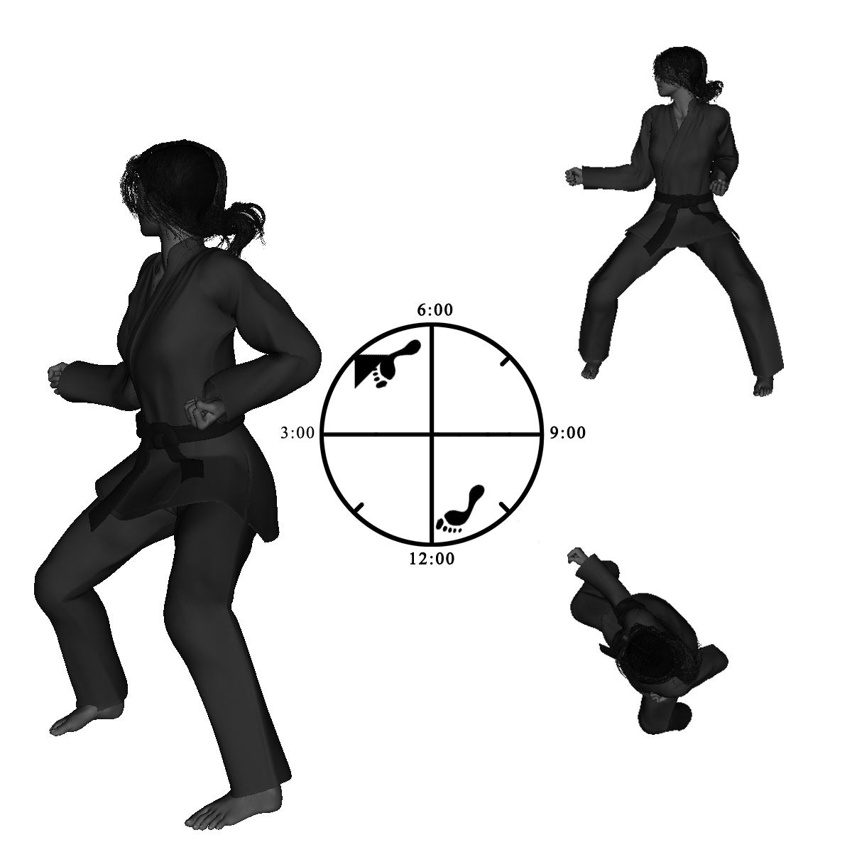 7e - 2) Right Side Horse with Right Vertical Punch / Buckle