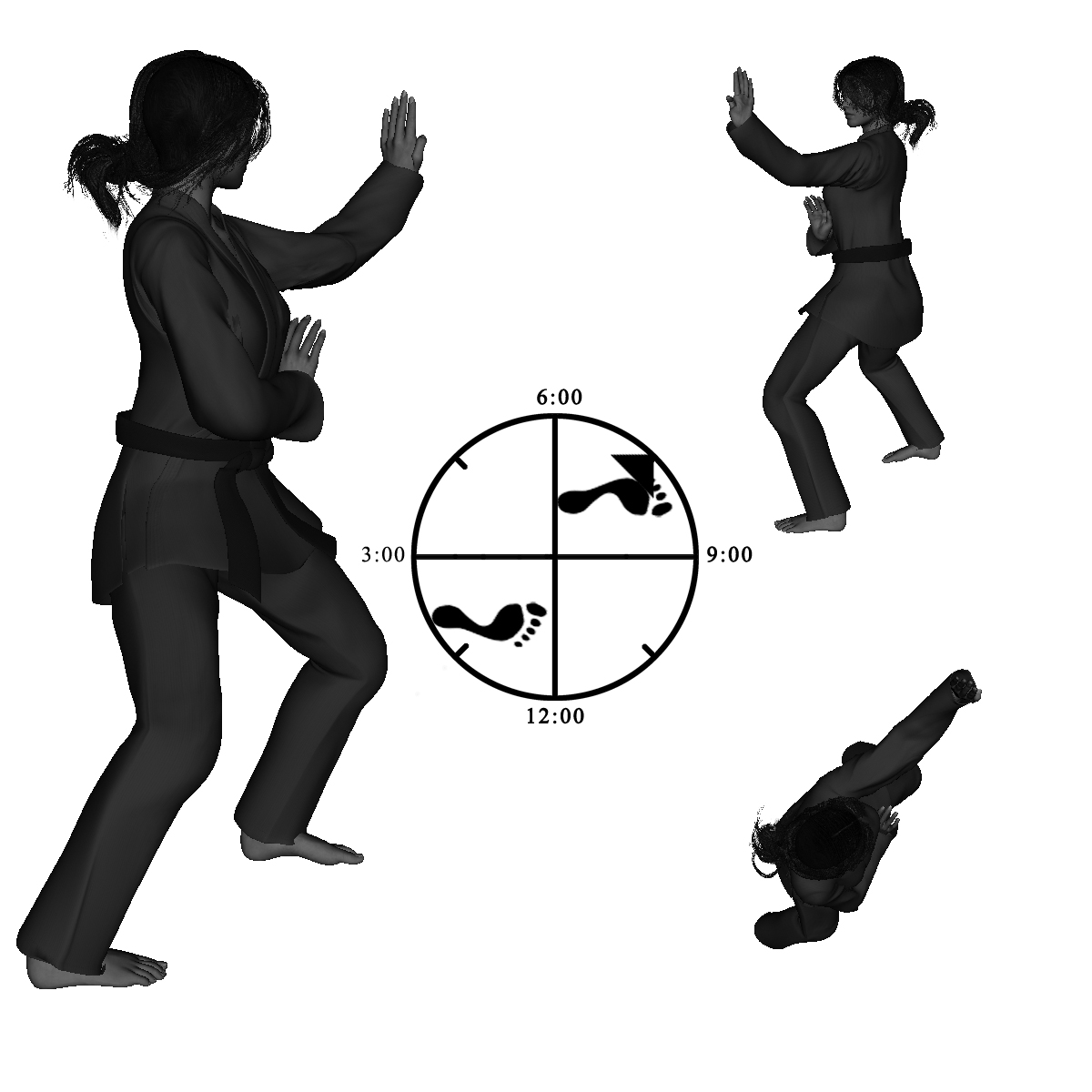 8b) Left Heel-palm with check