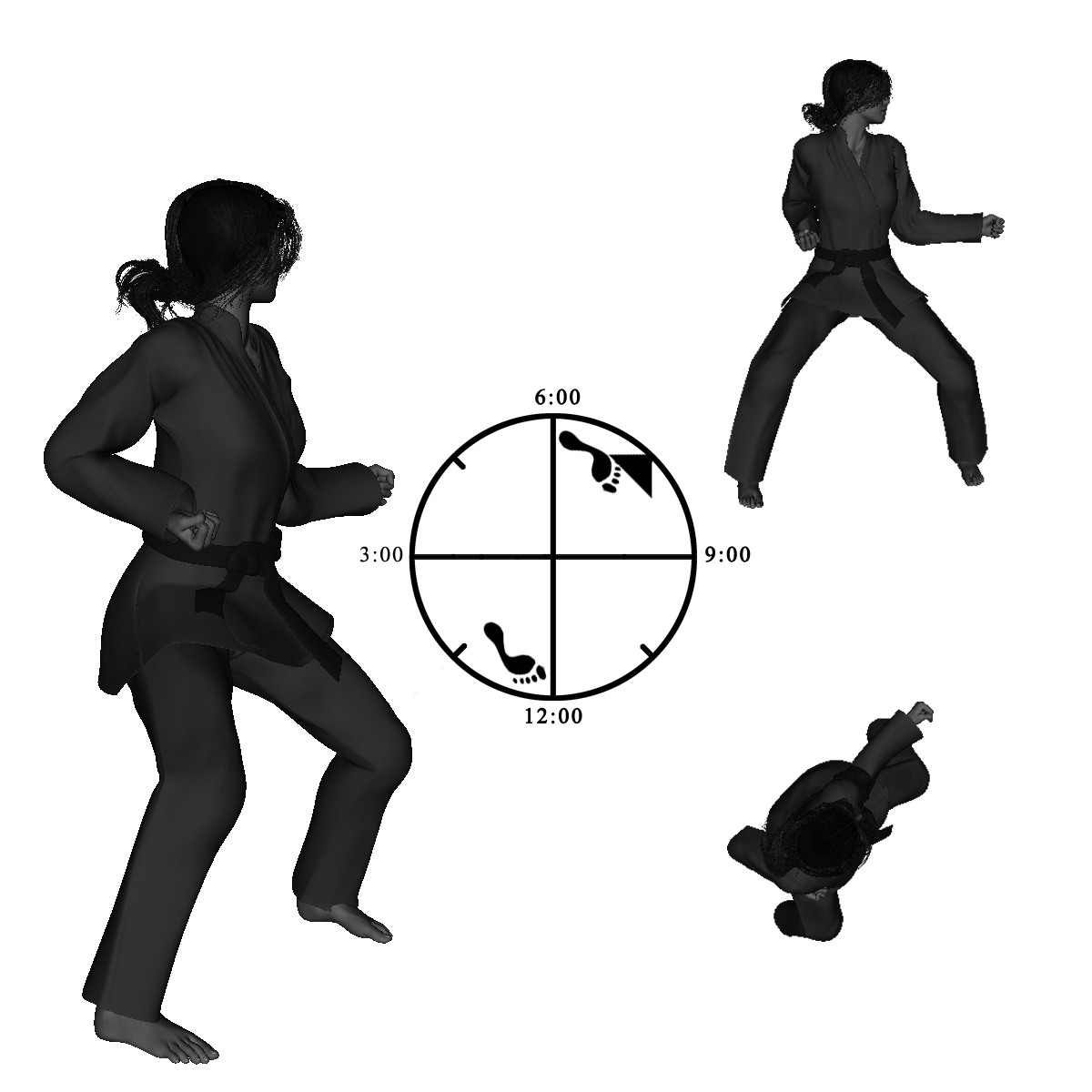 8e - 2) Left Side Horse with Left Vertical Punch / Buckle