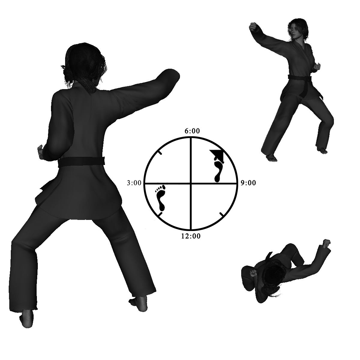 8b) Right Inverted, Vertical Back-knuckle