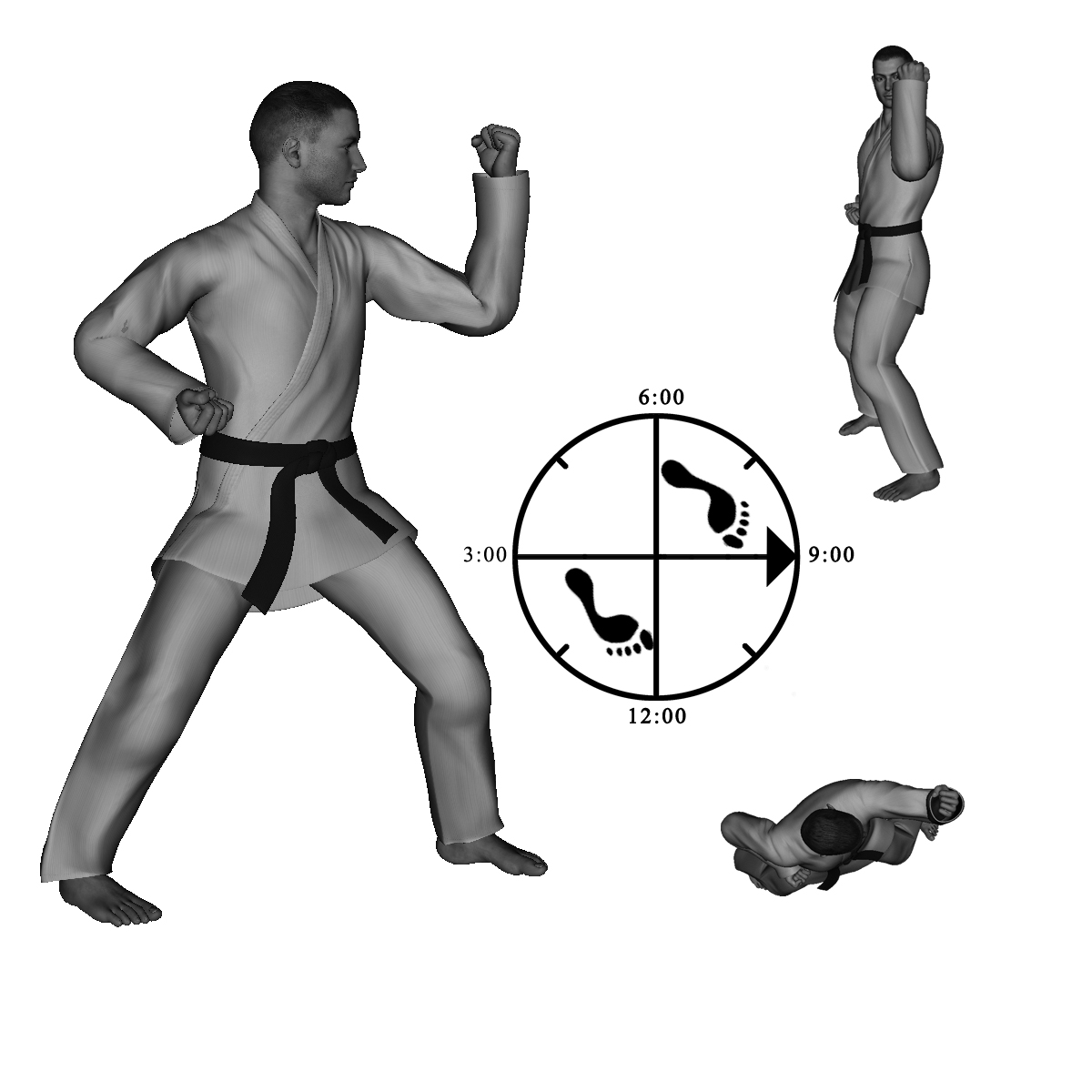 6) Left Vertical Outward Block