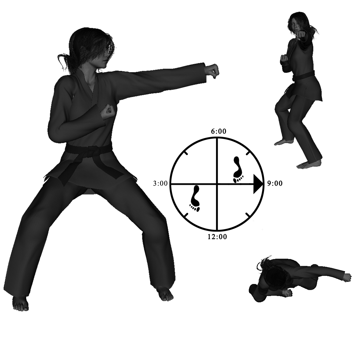 3c) Left Straight Punch