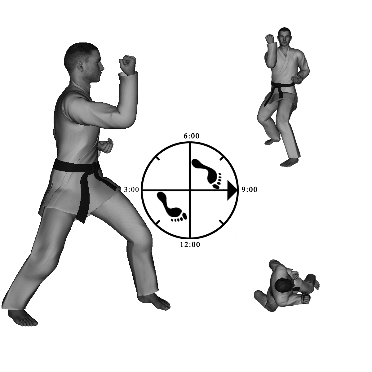 29) Right Outward Block (rear arm)