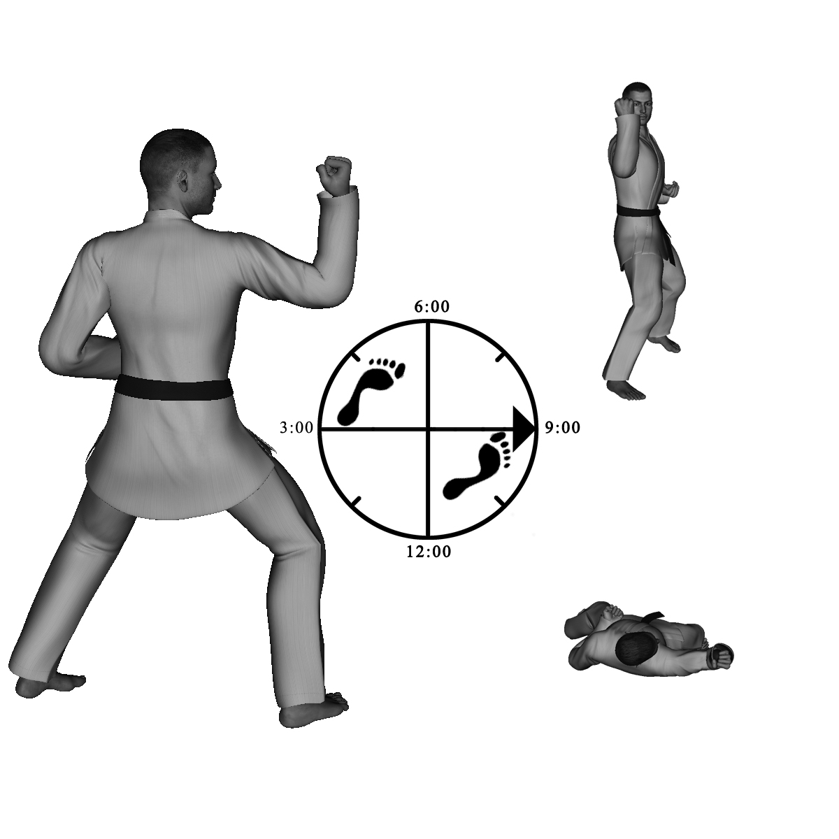 8) Right Vertical Outward Block