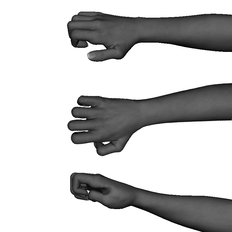 Examples of bad half-knuckle - weapon formation (thumb not bent or tucked to fingers, fingers spread apart, thumb tucked under palm) Examples of bad half-knuckle - weapon formation (thumb not bent or tucked to fingers, fingers spread apart, thumb tucked under palm)