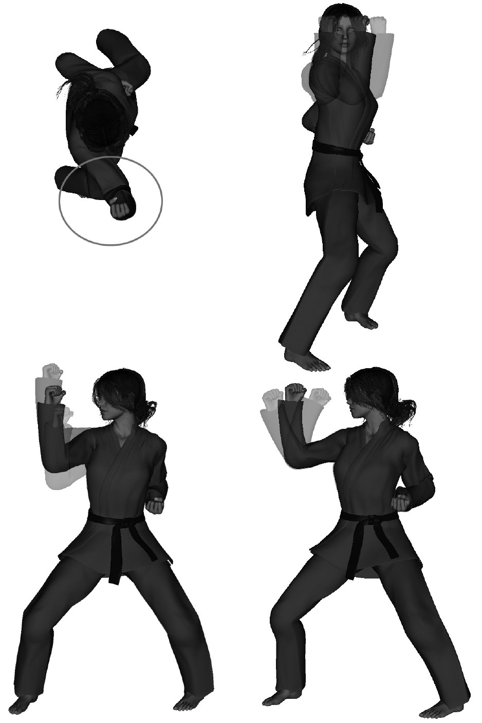 Examples of bad Inward Blocks (improper angle, width, and height - high / low)&nbsp;