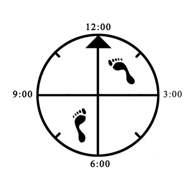 Example of improper width (wide) for Forward Bow Example of improper width (wide) for Forward Bow