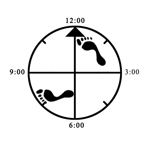 Example of bad rear foot angle for Neutral Bow Example of bad rear foot angle for Neutral Bow