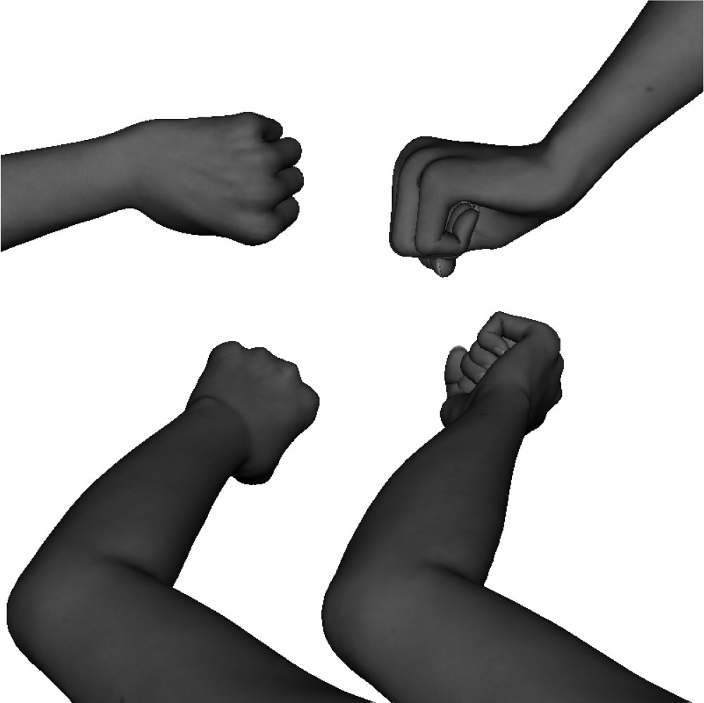 Examples of improper Inverted Vertical Back-knuckle wrist bent to side, wrist bent forward, strike under rotated, strike over rotated Examples of improper Inverted Vertical Back-knuckle wrist bent to side, wrist bent forward, strike under rotated, strike over rotated