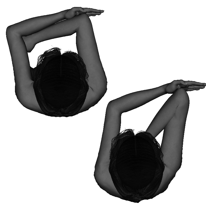 Example of improper inward, horizontal elbow formation / alignment elbow not properly bent (no Compact Unit), elbow over bent (bad alignment)