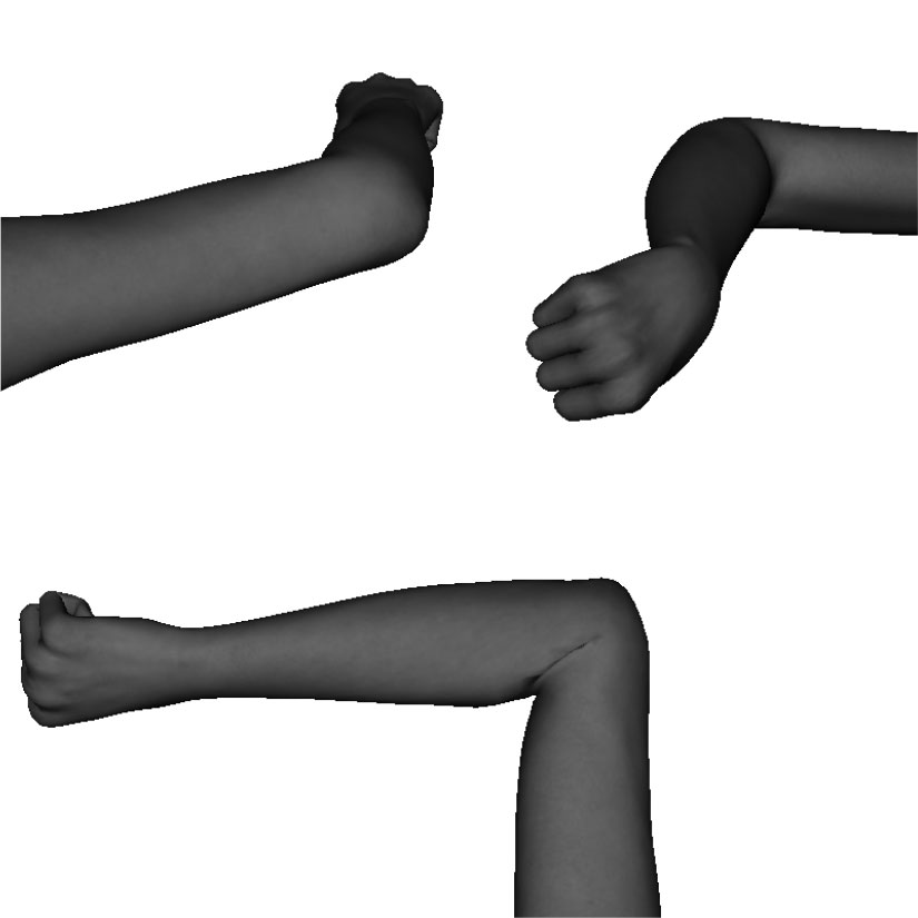 Example of improper upward forearm forearm not rotated to expose bone, wrist bent, elbow over bent Example of improper upward forearm forearm not rotated to expose bone, wrist bent, elbow over bent