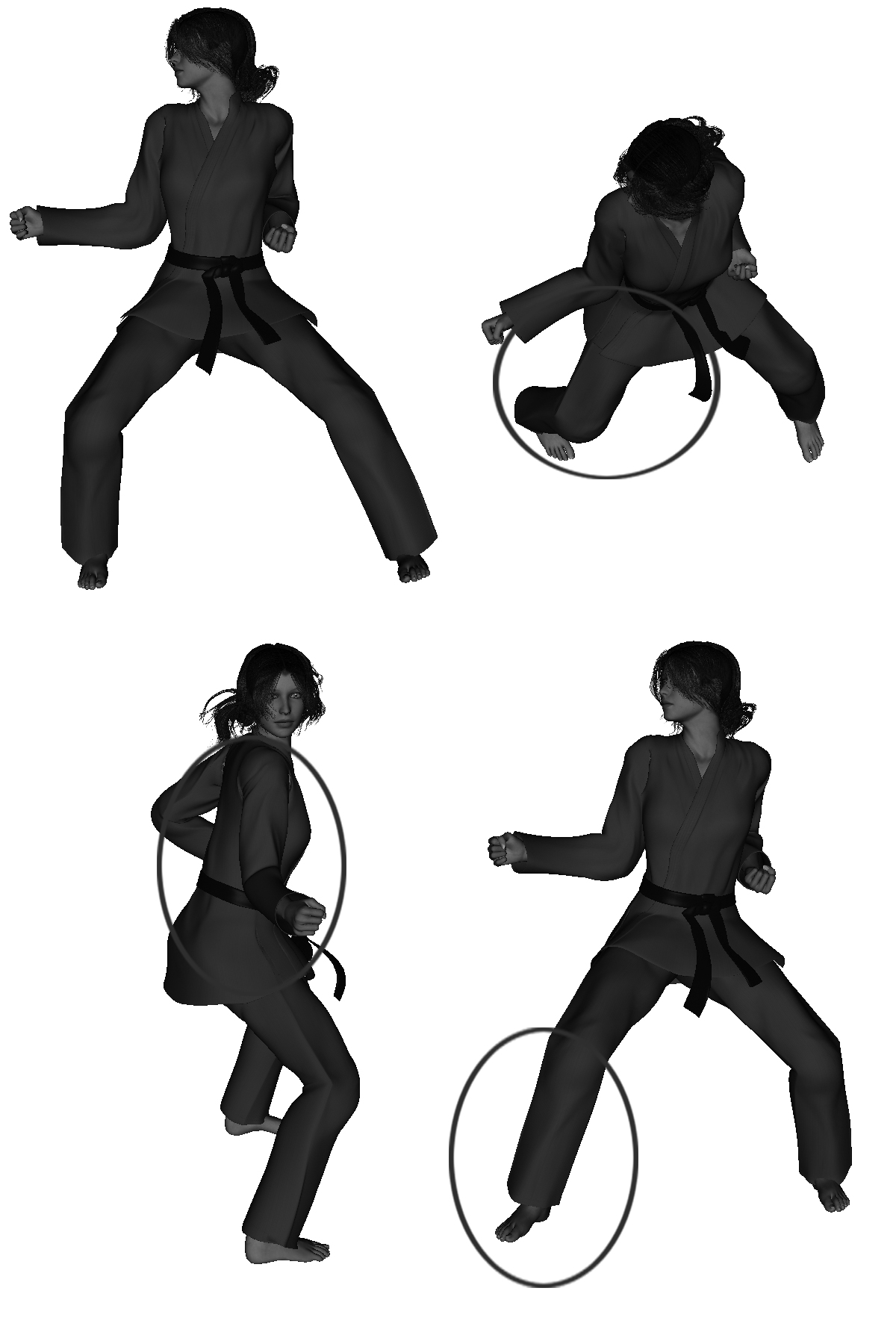 Examples of improper buckle execution improper weight distribution, over rotated, leaning, under rotated