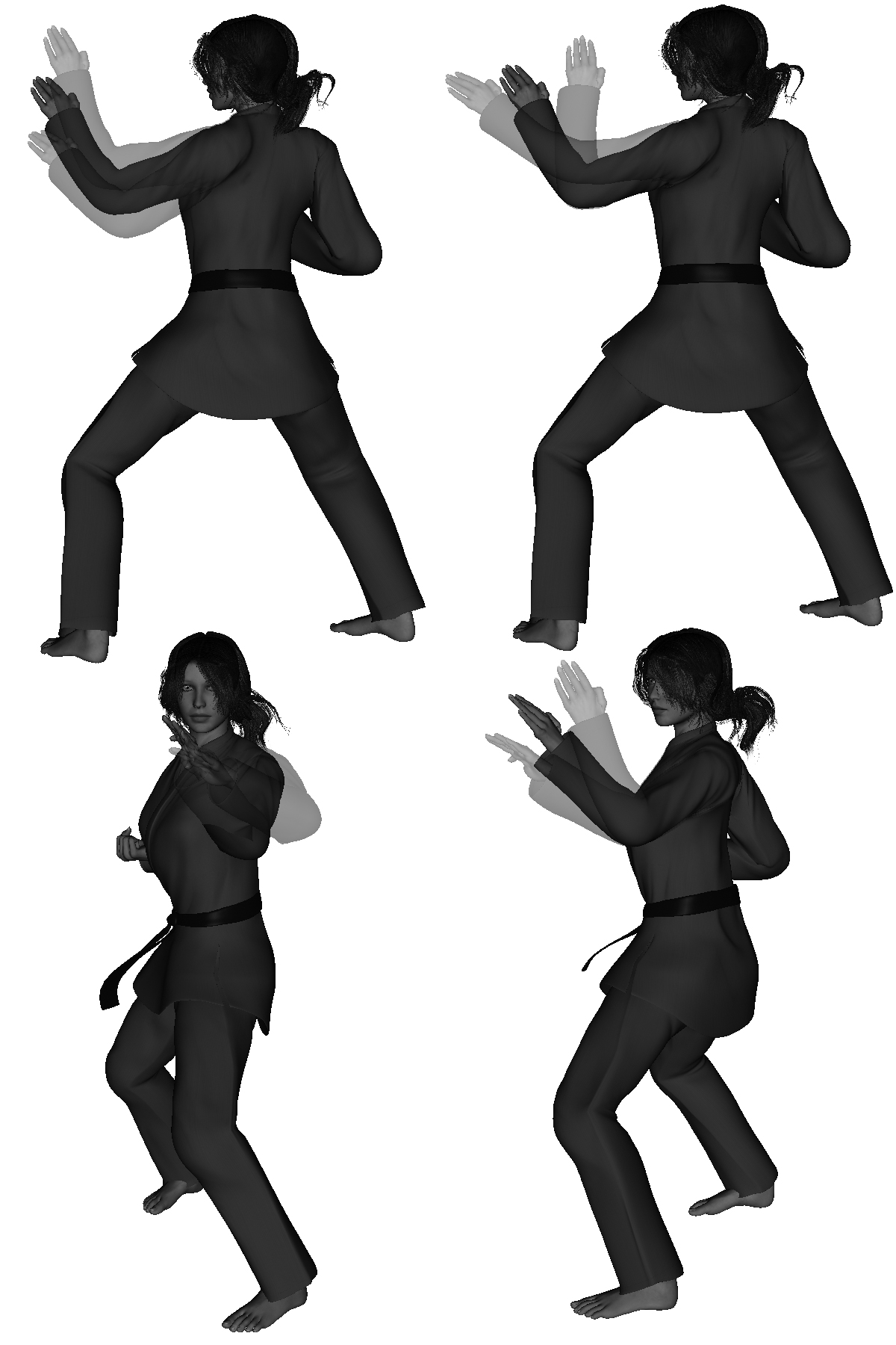 Examples of improper hand-sword execution improper height - high / low, depth - close / far, elbow out, rotation - over / under