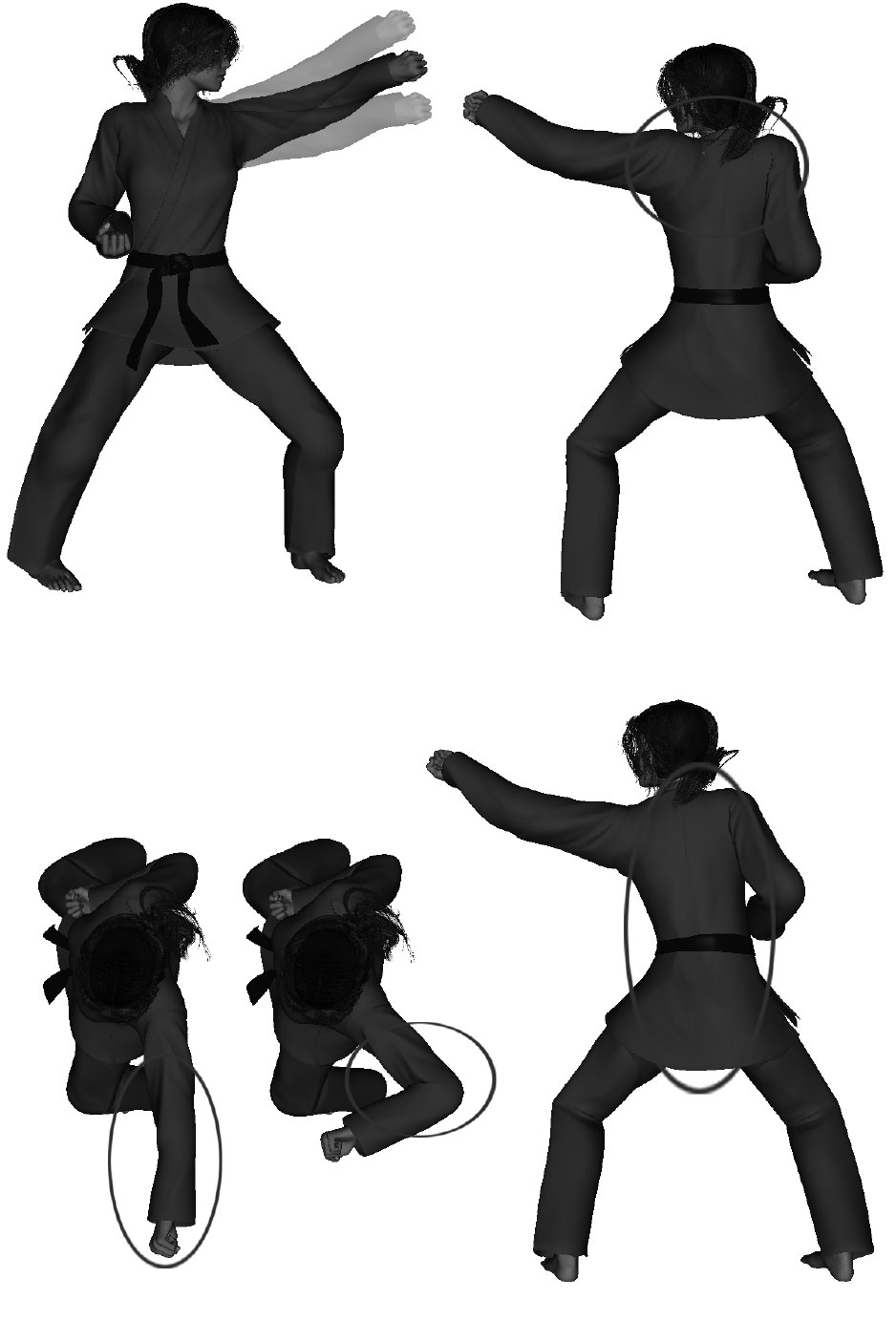 Examples of improper inverted, vertical, Back-knuckle strike execution improper height - high / low, shrugged shoulders, elbow over extended / over bent, leaning Examples of improper inverted, vertical, Back-knuckle strike execution improper height - high / low, shrugged shoulders, elbow over extended / over bent, leaning