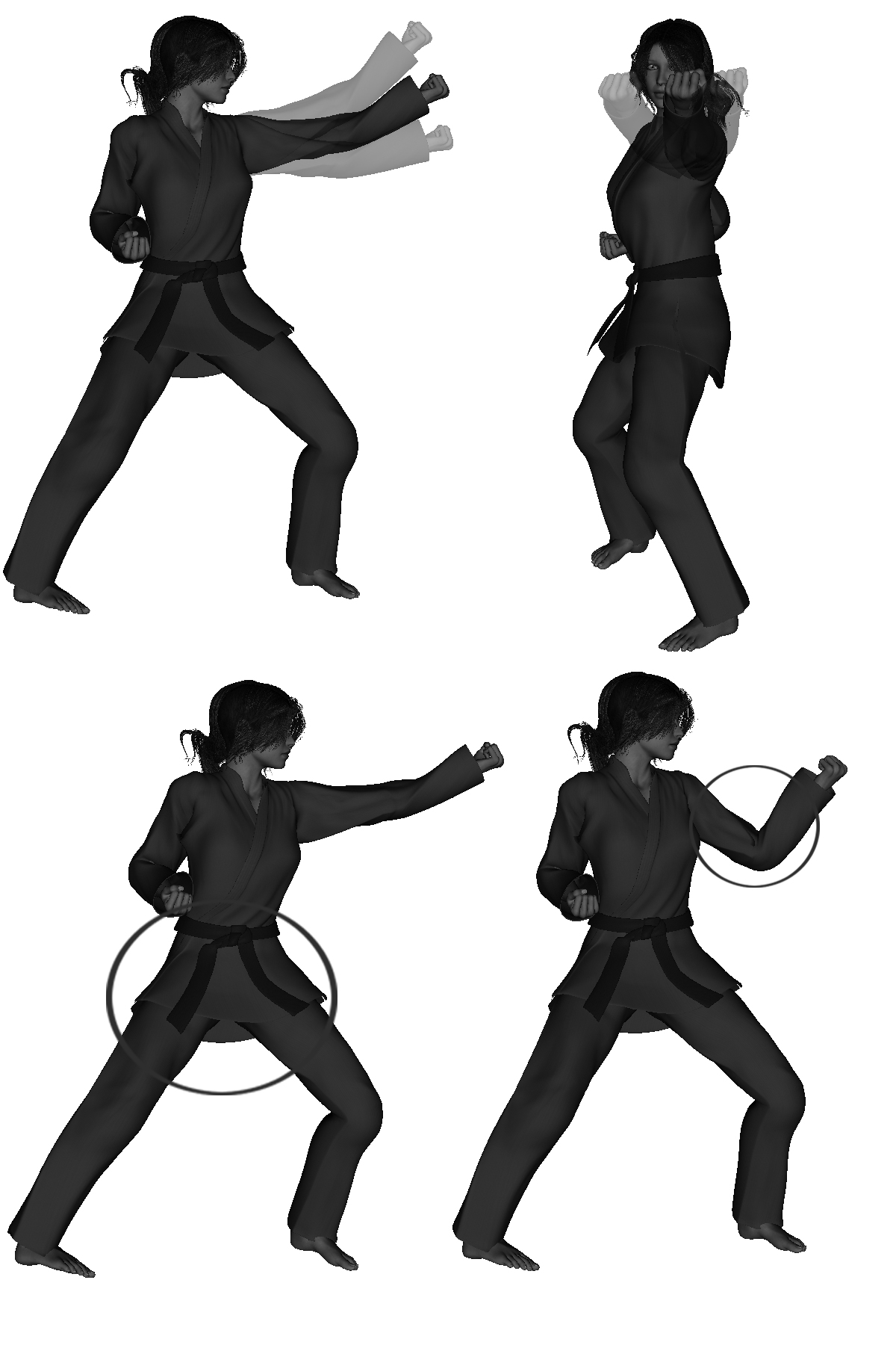 Examples of improper vertical back-knuckle execution improper height - low / high, width - narrow / wide, leaning (weight distribution), not fully extended Examples of improper vertical back-knuckle execution improper height - low / high, width - narrow / wide, leaning (weight distribution), not fully extended