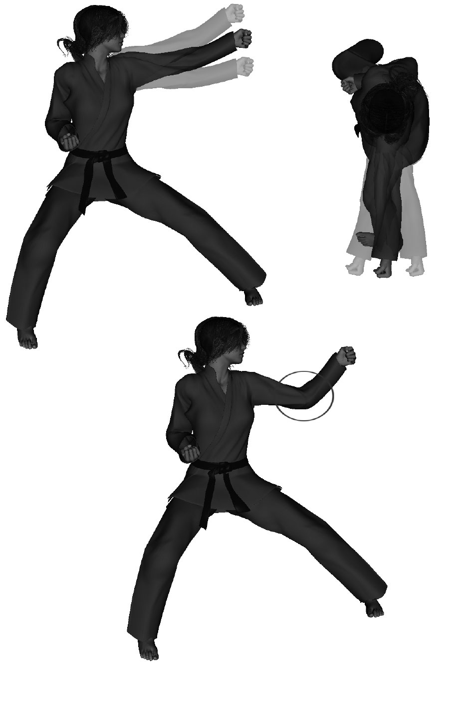 Examples of improper vertical punch execution (from side horse) improper height - high / low, width - narrow / width, wrist not bent enough, punch not fully extended Examples of improper vertical punch execution (from side horse) improper height - high / low, width - narrow / width, wrist not bent enough, punch not fully extended