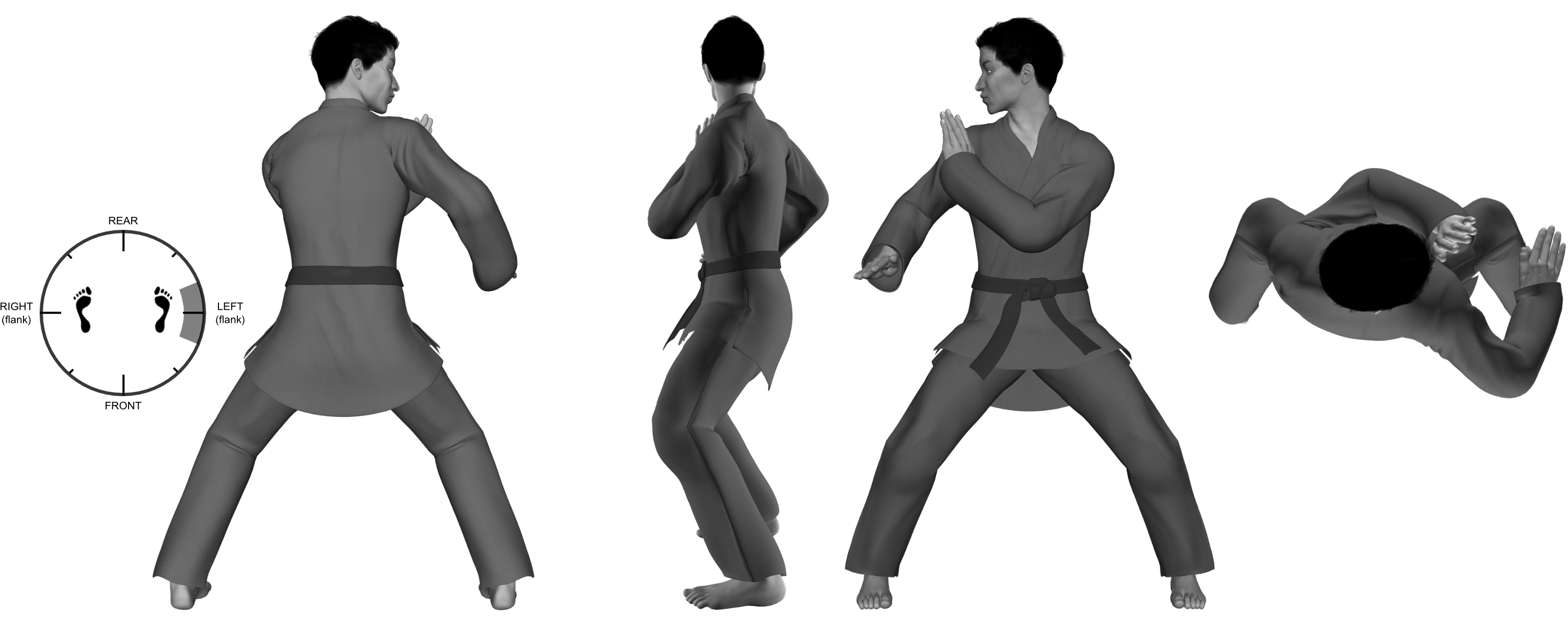 1a) (right) downward parry from (right) 90 degree cat 1a) (right) downward parry from (right) 90 degree cat