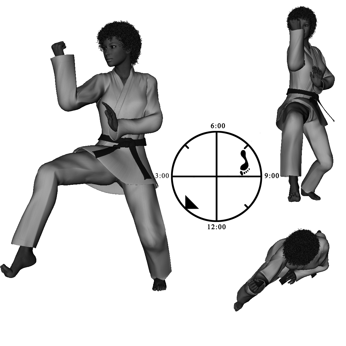 conquering_shield-right_front_kick_withe_right_inward_forearm