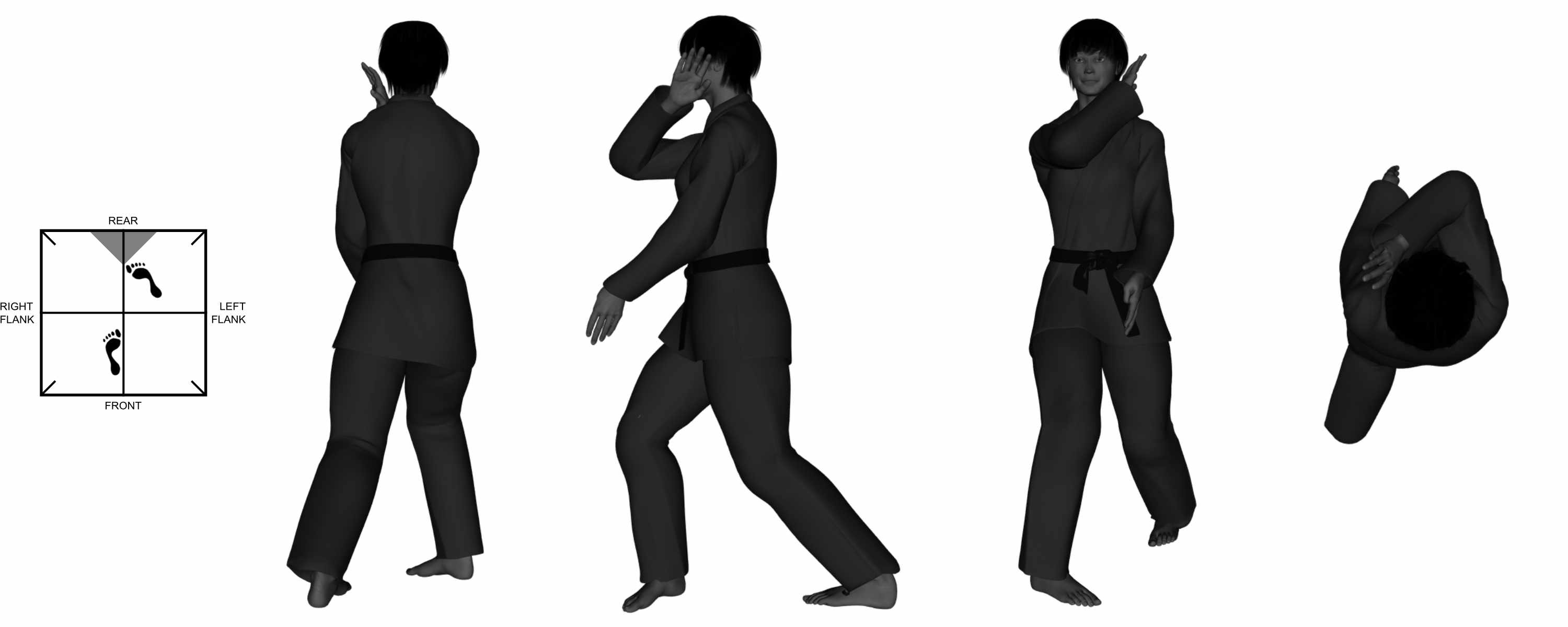 1d) (left) ridge-hand from (right) forward bow 1d) (left) ridge-hand from (right) forward bow