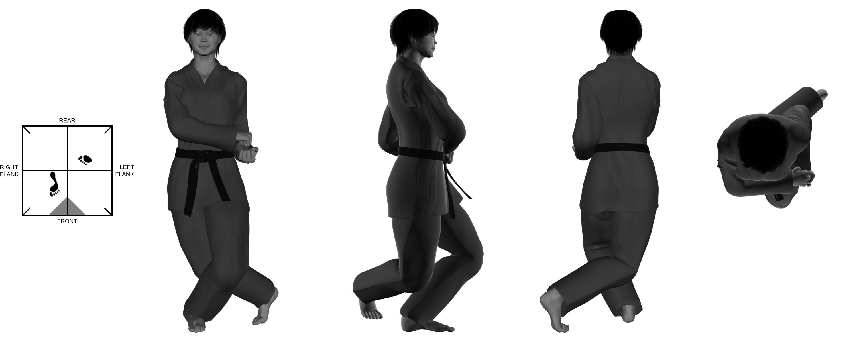 1a) (left) cross-over step