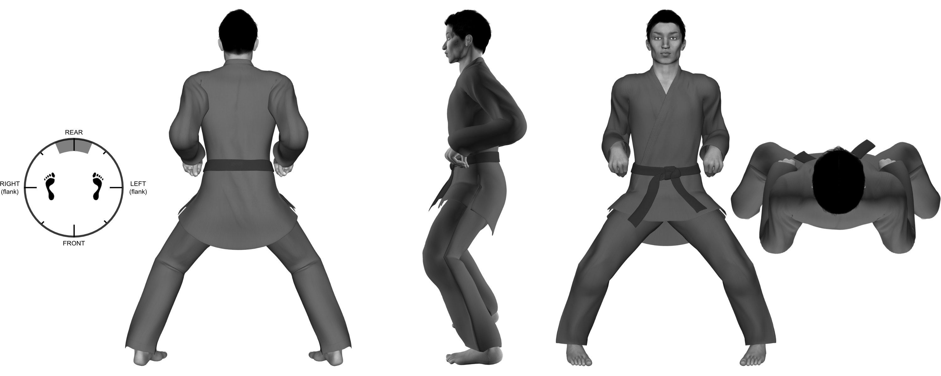 10b) horse (with double shape of crane)