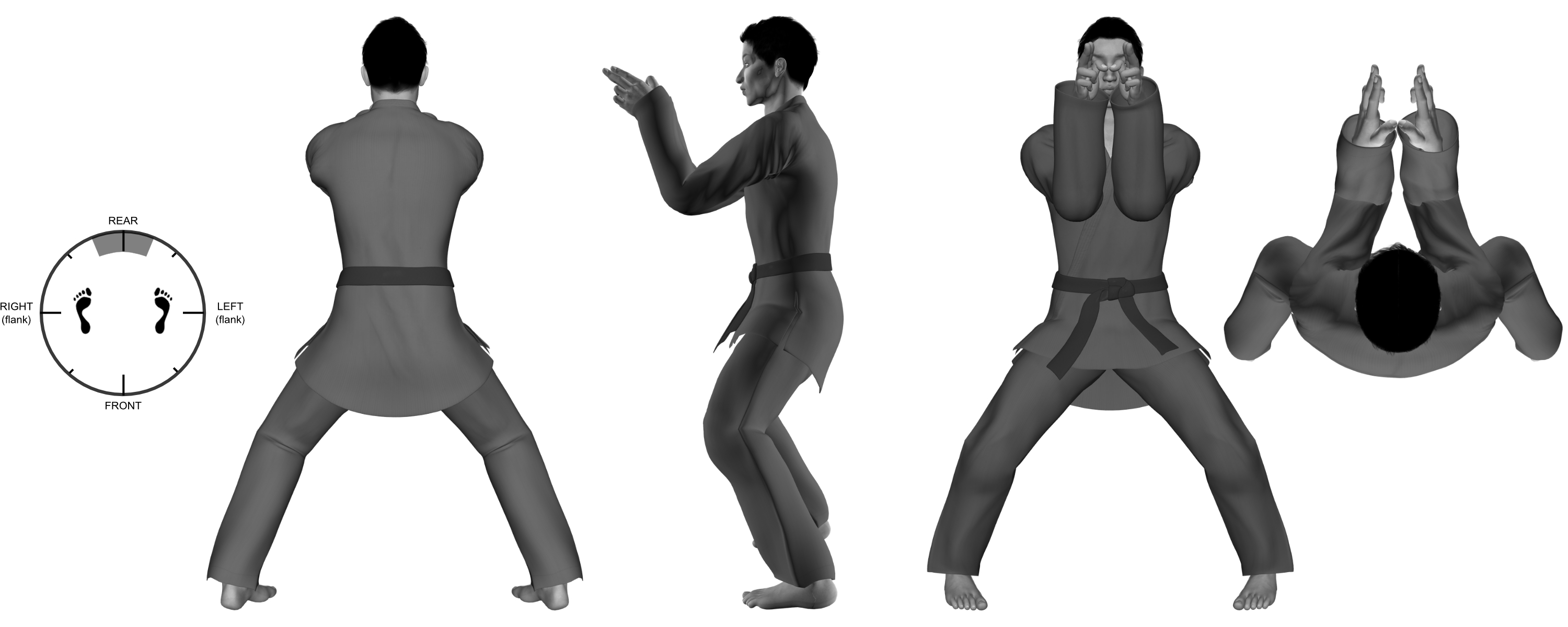 12) double two-finger poke from horse