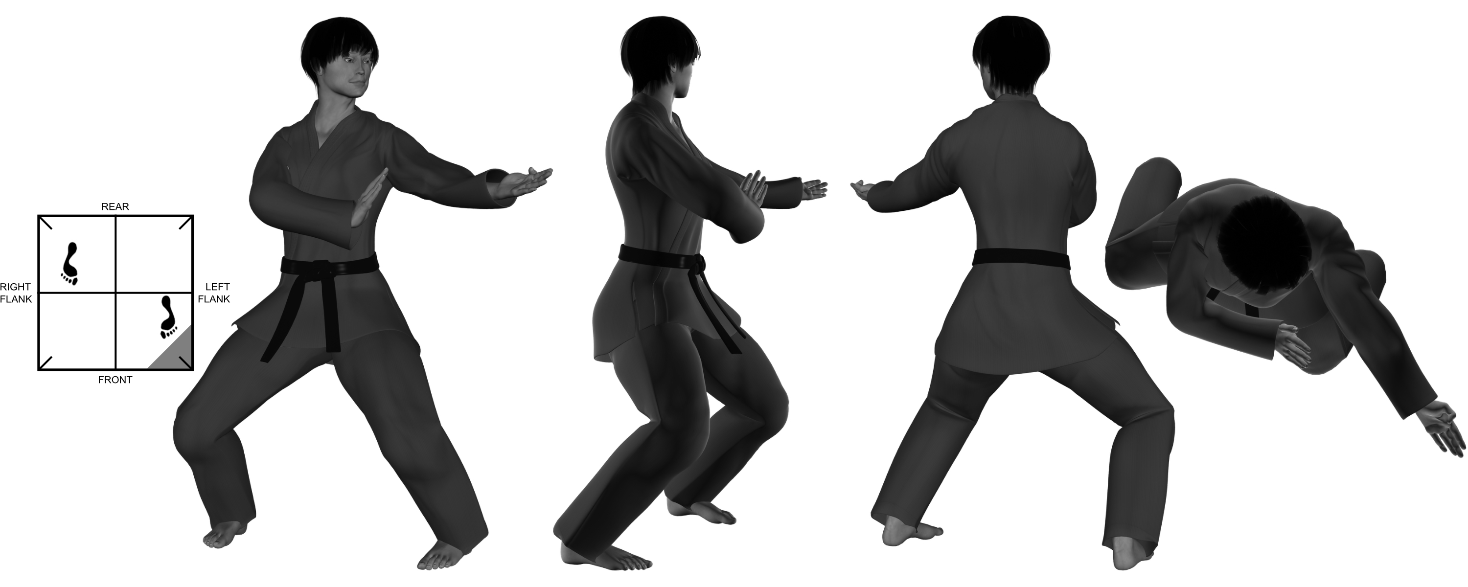 7) (left) hand-sword from (left) neutral bow