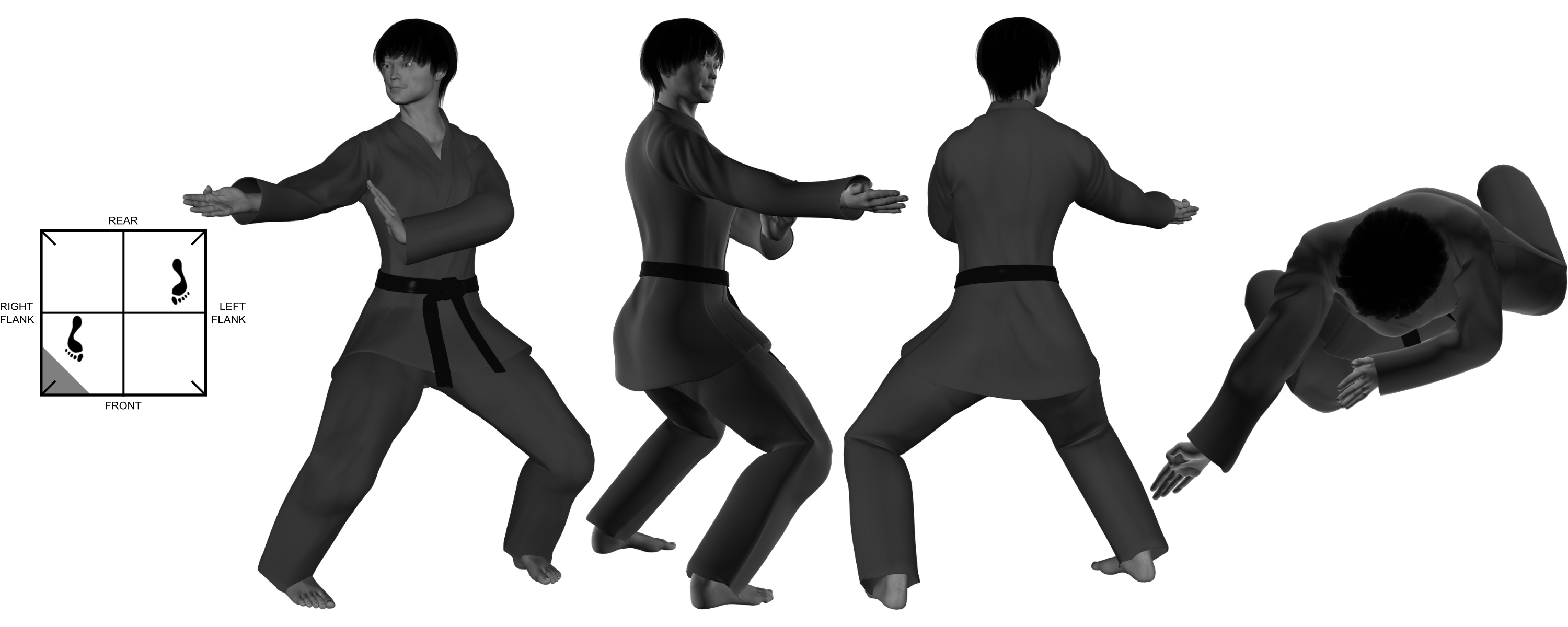 7) (right) hand-sword from (right) neutral bow