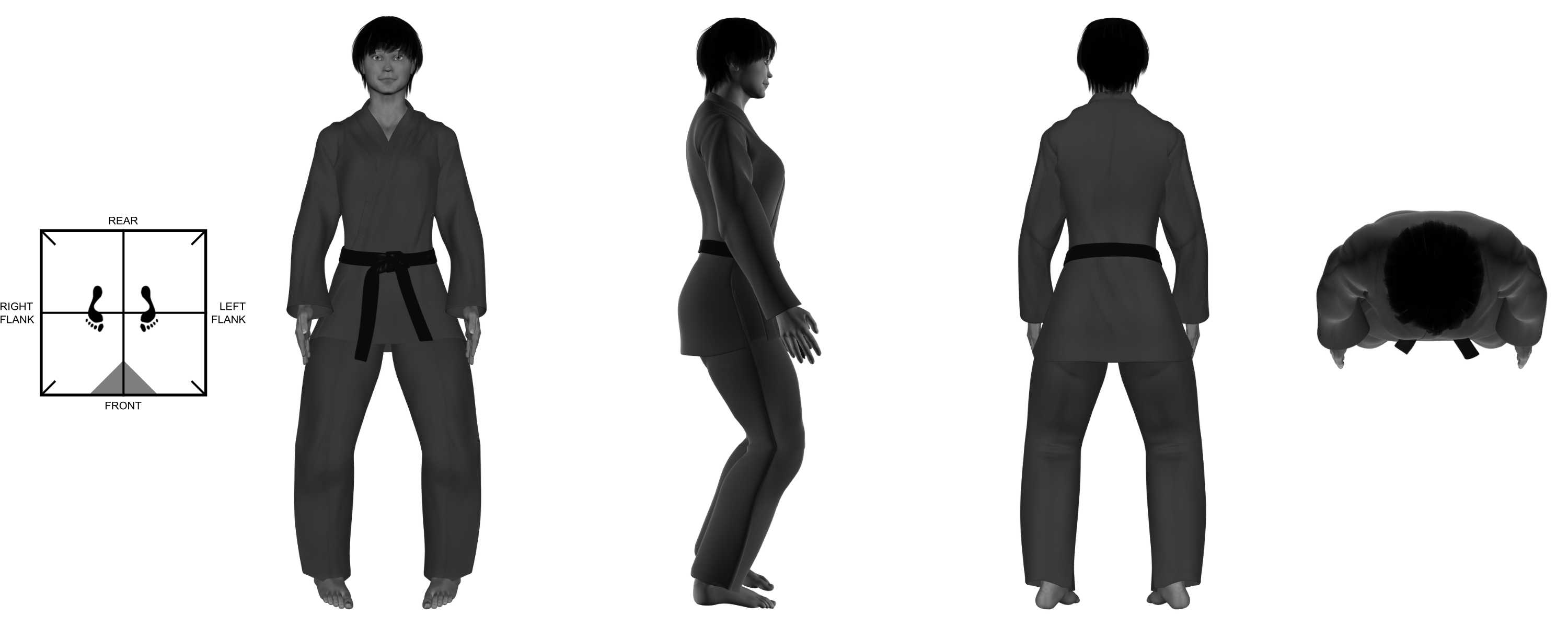 1b) drop hands transition from natural stance