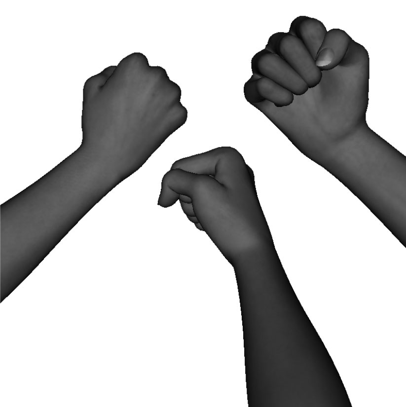 Example of proper back-knuckle formation Example of proper back-knuckle formation