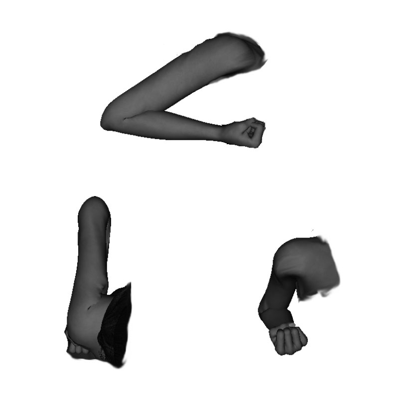 Example of proper backward elbow formation