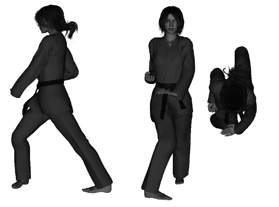 Example of proper Push-Down Block (left) (from forward bow)