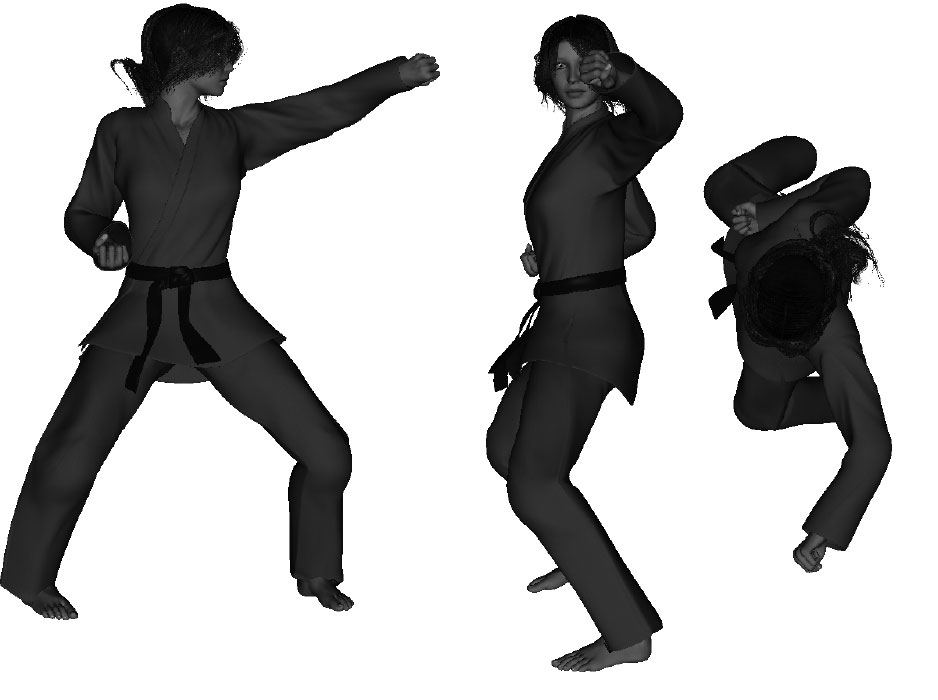 Example of a proper inverted vertical back-knuckle strike (left) Example of a proper inverted vertical back-knuckle strike (left)