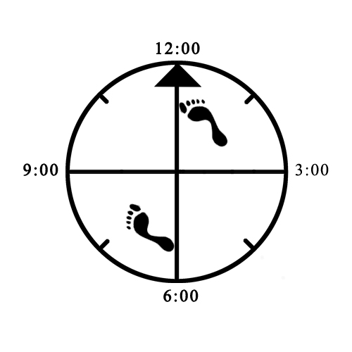 Example of proper Neutral Bow (right)
