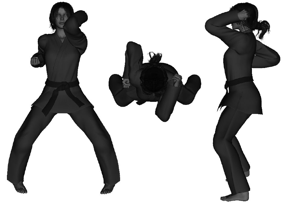 Example of a proper upward elbow (left) Example of a proper upward elbow (left)