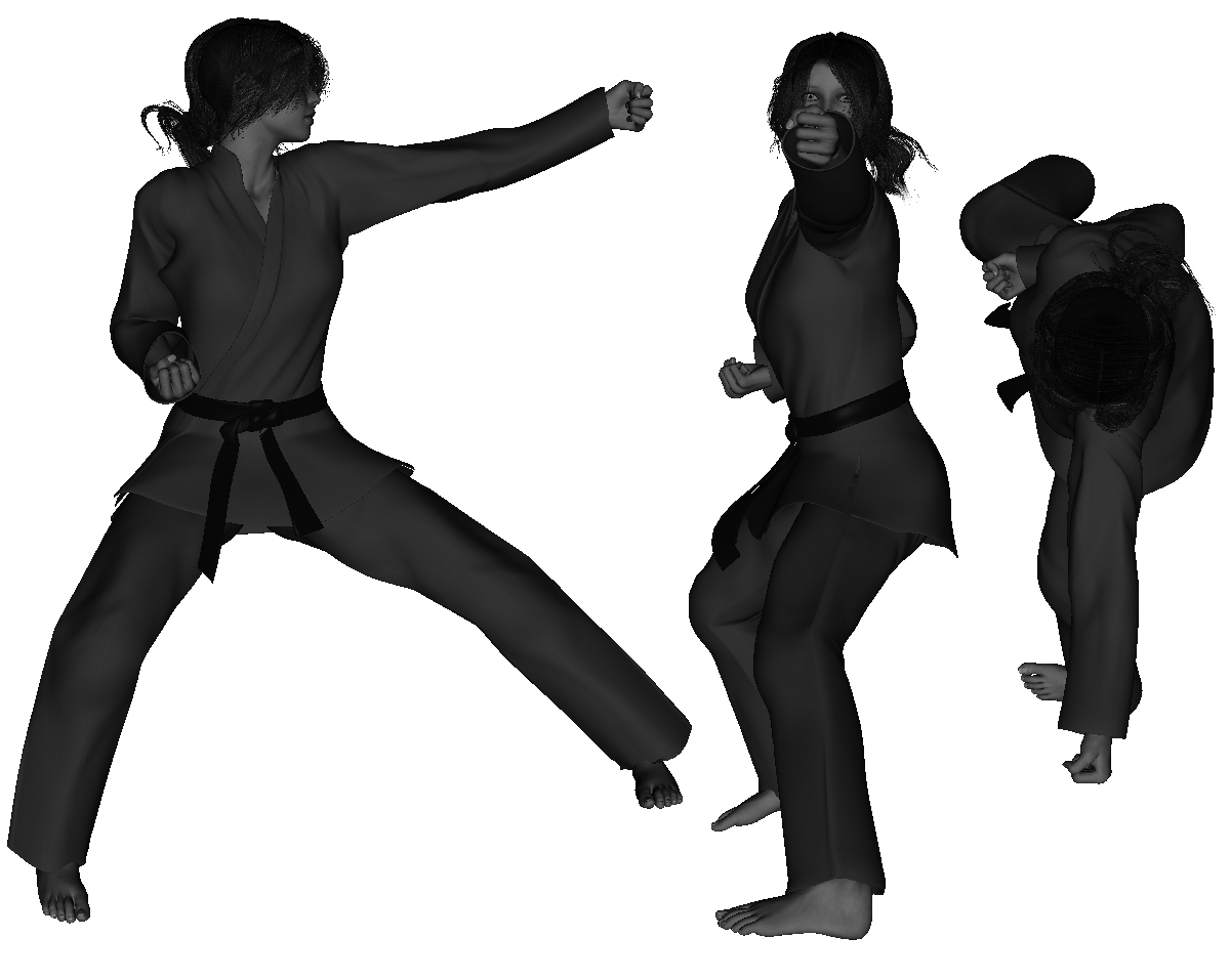 Example of a proper high vertical punch (left) (with side kick - from side horse) Example of a proper high vertical punch (left) (with side kick - from side horse)