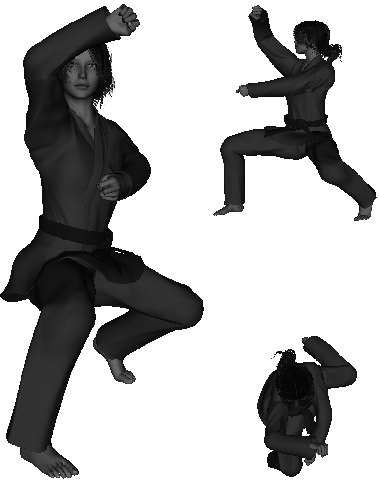 Example of proper Wide Kneel