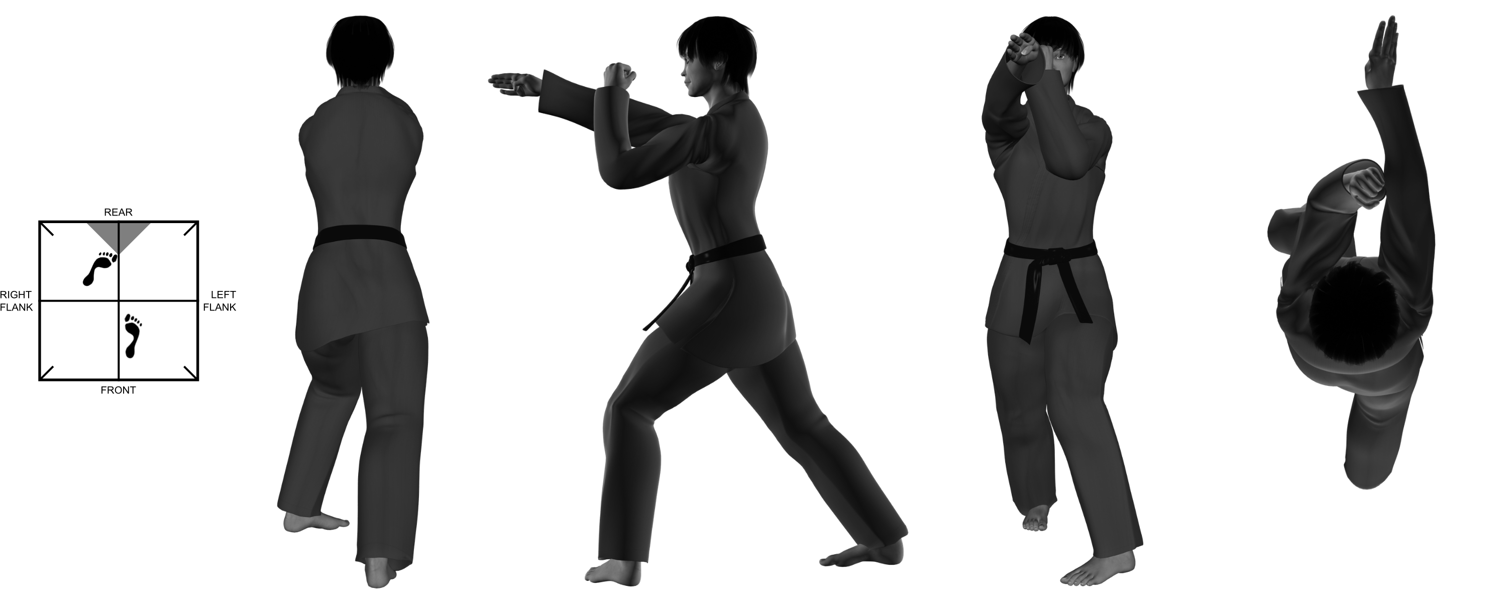 2b) (right) ridge-hand from (left) forward bow 2b) (right) ridge-hand from (left) forward bow